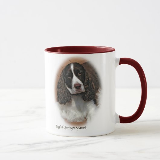 Tasse de café d'épagneul de springer anglais (Droite)