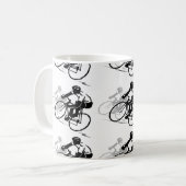 Tasse de café d'équitation de bicyclette (Devant gauche)