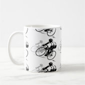 Tasse de café d'équitation de bicyclette (Gauche)