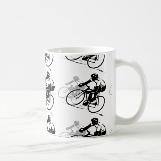 Tasse de café d'équitation de bicyclette (Droite)