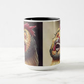 Tasse de café dérangée de coq (Centre)