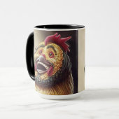 Tasse de café dérangée de coq (Devant gauche)