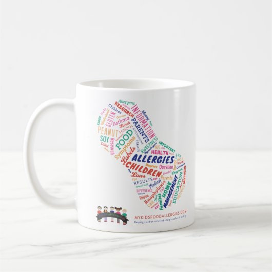Tasse de café des allergies alimentaires de mon (Gauche)