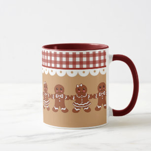 Tasse de café des fêtes de Noël au pain d'épice