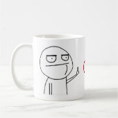 Tasse de café des programmeurs de C# de doigt (Gauche)