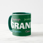Tasse de café design GRAND-MÈRE (Devant gauche)