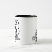 Tasse de café design Route 66 (Centre)