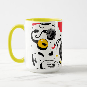 Tasse de café dessin animé Lune Mignonne Kawaii
