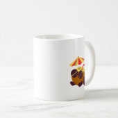 Tasse de café d'été boisson coco plage mignonne (Devant droit)