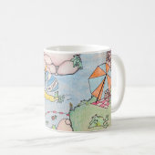 Tasse de café d'été de grenouille (Devant droit)