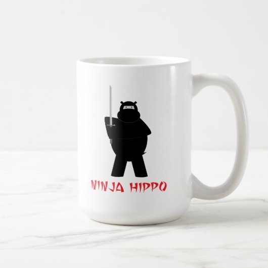 Tasse de café d'hippopotame de Ninja (Droite)