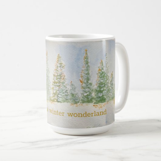 tasse de café d'hiver (Devant droit)