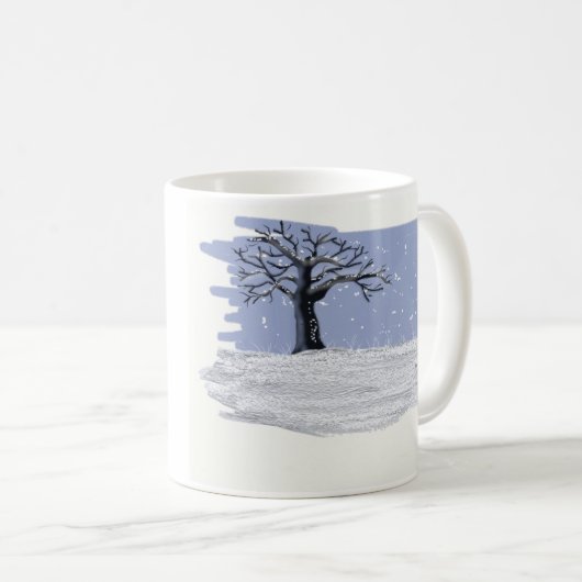 Tasse de café d'hiver (Devant droit)