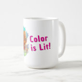 Tasse de café d'hiver artistique et cosy (Devant droit)