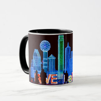 Tasse de café d'horizon de Dallas