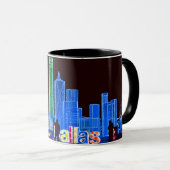 Tasse de café d'horizon de Dallas (Devant droit)