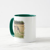 Tasse de café d'image de kangourou (Devant gauche)