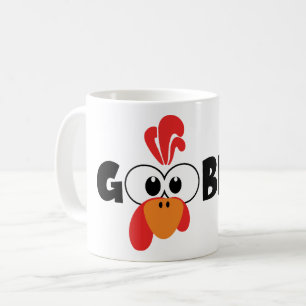 Tasse de café Dinde Visage Glouglou