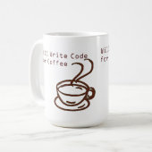 Tasse de café d'informaticien (Devant gauche)