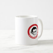 Tasse de café d'insigne de GarageMonkey (Devant droit)