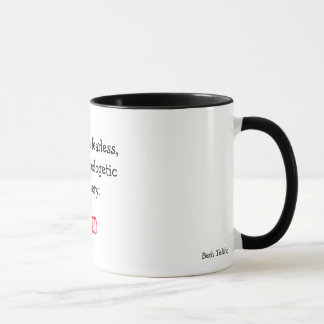 Tasse de café d'inspiration d'auteur
