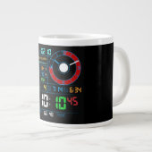 Tasse de café d'interface de développeur Cyberpunk (Devant droit)
