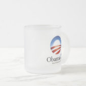Tasse de café d'Obama '08 - "PROGRÈS " (Devant droit)