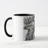 tasse de café d'oiseau de noir d'ère de pulpe (Gauche)