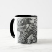 tasse de café d'oiseau de noir d'ère de pulpe (Devant gauche)