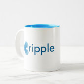 Tasse de café d'ondulation de XRP (Devant gauche)