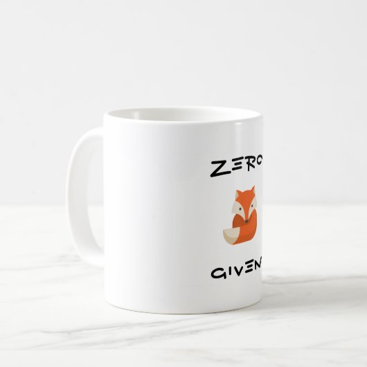 " Tasse de café donnée par Fox "zéro (Devant gauche)