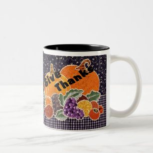 Tasse de café "donnez mercis" de thanksgiving