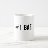 Tasse de café douce de cadeau de #1 BAE (Centre)