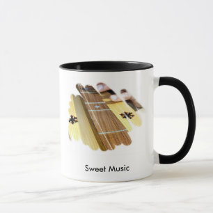Tasse de café douce de musique