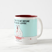 Tasse de café d'ours blanc (Devant droit)