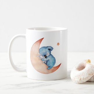 Tasse de café d'ours de koala de sommeil