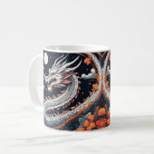tasse de café dragon de nuit (Devant gauche)