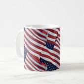 Tasse de café Drapeau États-Unis (Devant gauche)