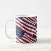 Tasse de café Drapeau États-Unis (Gauche)