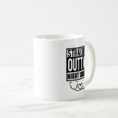 Tasse de café droite d'infirmière de poste de nuit (Devant droit)