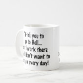 Tasse de café drôle (Devant gauche)