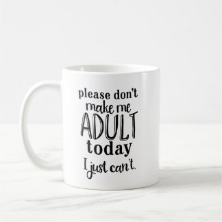 Tasse de café drôle anti-âge adulte