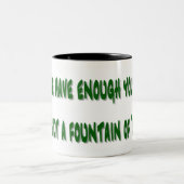 Tasse de café drôle avec dire (Centre)