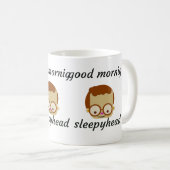 Tasse de café drôle avec texte de bug mignon | Aes (Devant droit)
