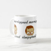 Tasse de café drôle avec texte de bug mignon | Aes (Devant gauche)
