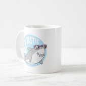 Tasse de café drôle avec un jeu de mots sur le req (Devant gauche)