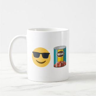 Tasse de café drôle Cool Beans, Cadeau d'humour Em