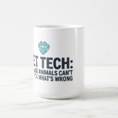 Tasse de café drôle d'appréciation pour technicien (Centre)