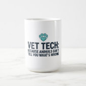 Tasse de café drôle d'appréciation pour technicien (Centre)