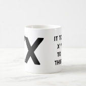 Tasse de café drôle de bâillon d'anniversaire pour (Centre)